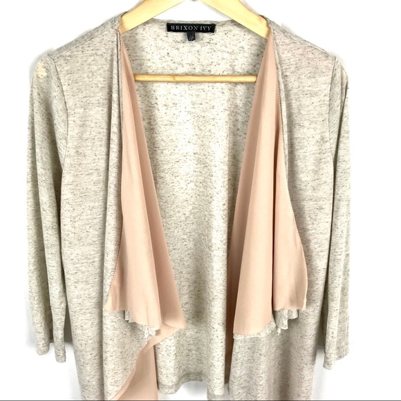 Stitch Fix | Brixton Ivy asymmetrical cardigan - Picture 3 of 8